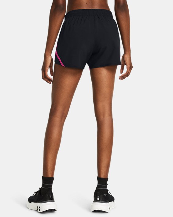 Women's UA Fly-By 3" Shorts, Black, pdpMainDesktop image number 1